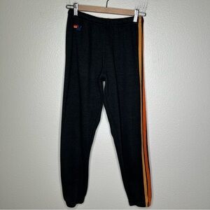 Aviator Nation 5 Stripe Sweatpants grey extra small